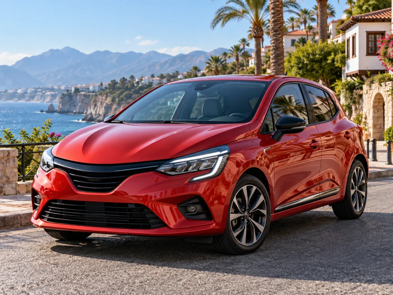Renault Clio dış görünümü Antalya