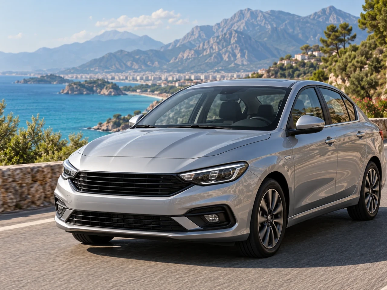 Fiat Egea dış görünümü Antalya